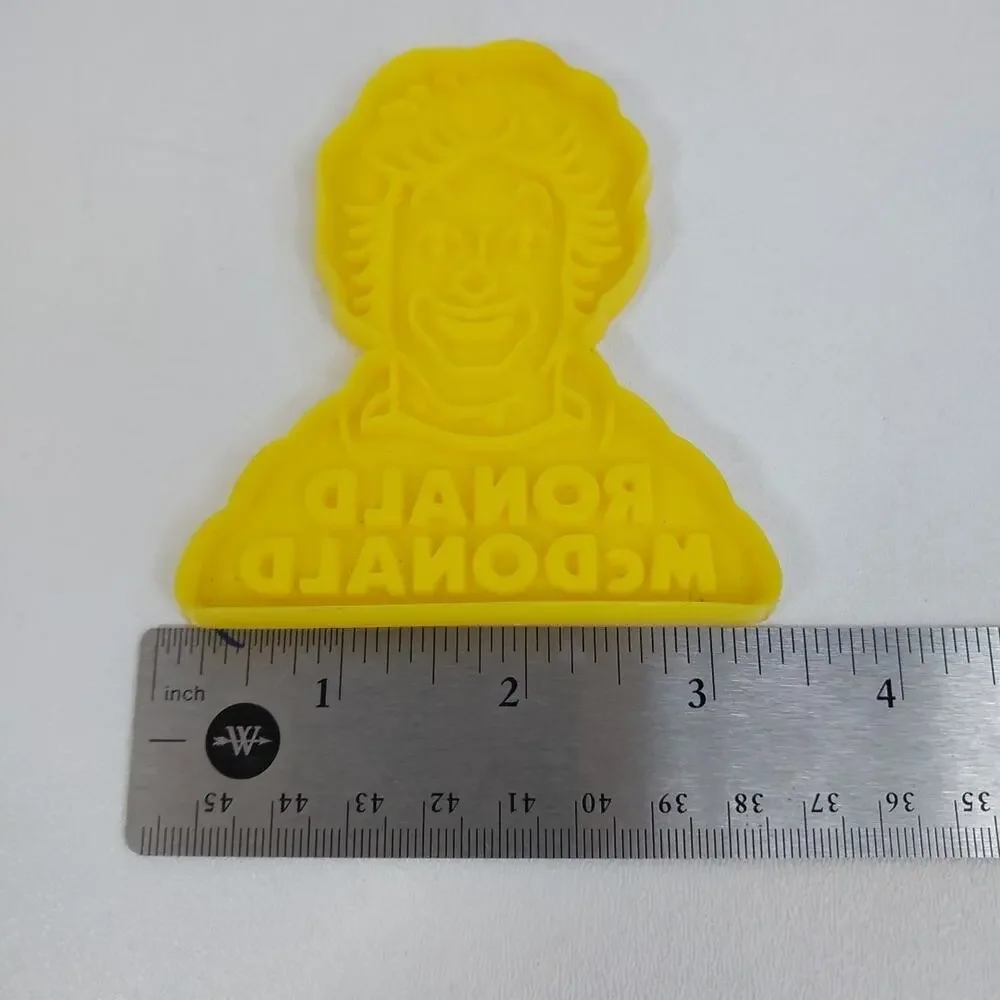 Vintage McDonald's‎ Collectible Plastic Cookie Cutter Ronald McDonald